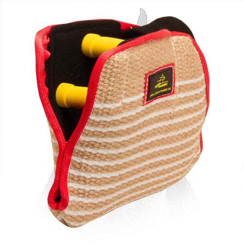 Jute Bite Builder for Amstaff with Padded Handles