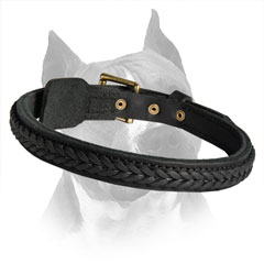 Dog Collar Is Manufactured Of Very Soft Leather