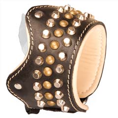 These Chic Studs Harmonize Perfectly With The Leather