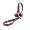 Brown Waterproof Amstaff Leash Made of Biothane