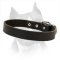 Strong Easily Adjustable Amstaff Dog Leather Collar
