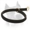 Gorgeous Wide 2 Ply Amstaff Breed Leather Choke Dog Collar