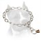 Choke Chain Amstaff Fur Saver Collar - 3mm link diameter