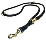 Rolled Leather SNAP Lead/Leash - 5 or 7 Foot for Amstaff