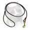 Elegant Round Leather Amstaff Lead for Dog Shows
