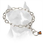 Choke Chain Amstaff Fur Saver Collar - 3mm link diameter