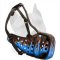 Durable Leather Amstaff Dog Muzzle With Modern Decoration