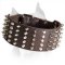 3 inch Spiked and Studded Dog Collar For American Staffordshire Terrier