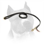 Multitasking Leather Amstaff Leash for Comfy Handling
