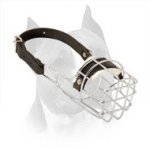 'The Silencer' Approved Easy in Use Wire Basket Muzzle For Amstaff