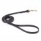 Black Biothane Amstaff Leash for Walking, Tracking