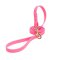 Pink Waterproof Amstaff Leash Made of Biothane
