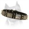 Amstaff Dog War Leather Collar