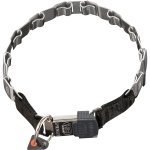 FUN-19" STAINLESS STEEL dog prong collar NECK TECH COLLAR for Amstaff