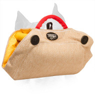 Easy-to-use Jute Amstaff Bite Builder with Inside Handles