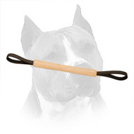 Leather Amstaff Pocket Toy With Two Handles
