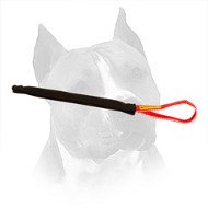 French Linen Amstaff Puppy Bite Tug with Handle