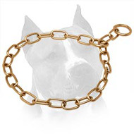 Amstaff Curogan Choke Fur Saver Collar - 3mm link diameter