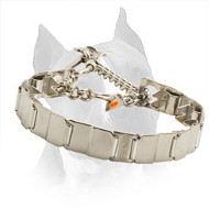 19 inch Neck Tech Stainless Steel Amstaff Pinch Prong Collar