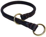 Buy Rolled Leather Dog Collar/Choke Collar for Amstaff