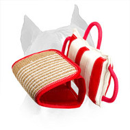 'Biting-Jaws' Training Amstaff Pillow Made of Jute
