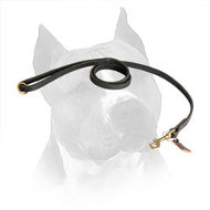 Multitasking Leather Amstaff Leash for Comfy Handling