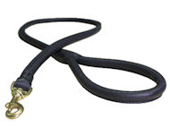 Leather Latigo Round Lead for Amstaff