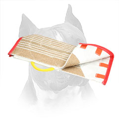 Jute Bite Amstaff Sleeve Cover with Stitched Handle