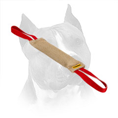 Amstaff Jute Bite Tag With Two Nylon Handles