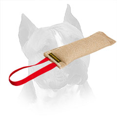 Jute Amstaff Bite Tug With Nylon Hand Loop