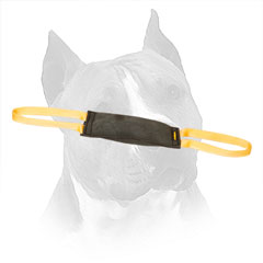 Retrieve Training Tug For Amstaff With Leather Cover