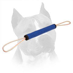 French Linen Rolled Amstaff Bite Tug for Puppy Playing