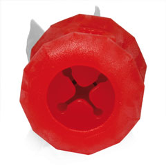 Foam Toy Amstaff Treat Dispensing Compartment