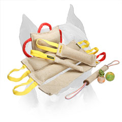Amstaff Jute Training Set for Bite Skills Improvement