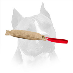 Amstaff Jute Training Tag Manually Stitched Edges