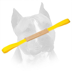 Amstaff Leather Training Tug For Puppy Bite Work