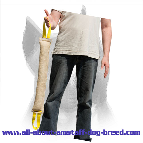 Amstaff Training Jute Tag With Nylon Handles