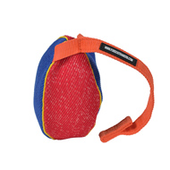 "Perfect Reward" French Linen Bite Tug for Puppies and Small Amstaff - 6 x 4 inch (15 x 10 cm)