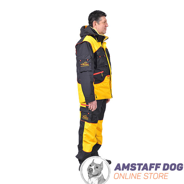 Convenient Training Bite Suit with a Few Pockets