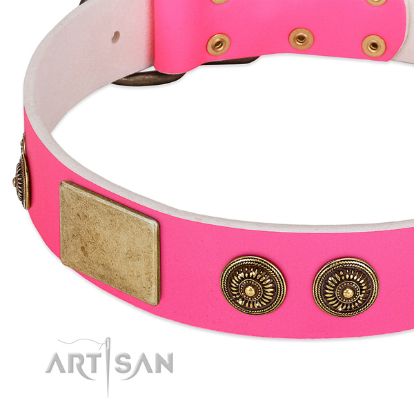 Comfortable dog collar handmade for your lovely canine