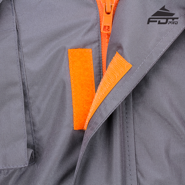 Durable Velcro on Dog Trainer Jacket for Everyday Activities