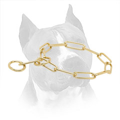 Brass Choke Amstaff Collar Coat Saver
