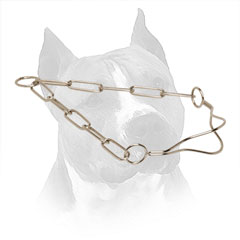 Throat Line Amstaff Collar Metal Chrome Plated