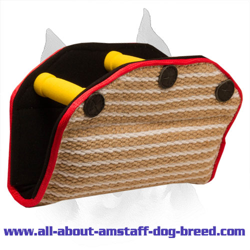 Advanced Young and Adult Amstaff Bite Developer Made of Jute
