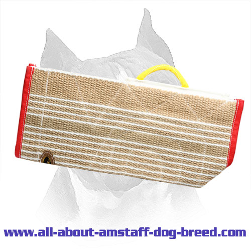 Amstaff Bite Training Sleeve Cover Crafted of Jute Material - Click Image to Close