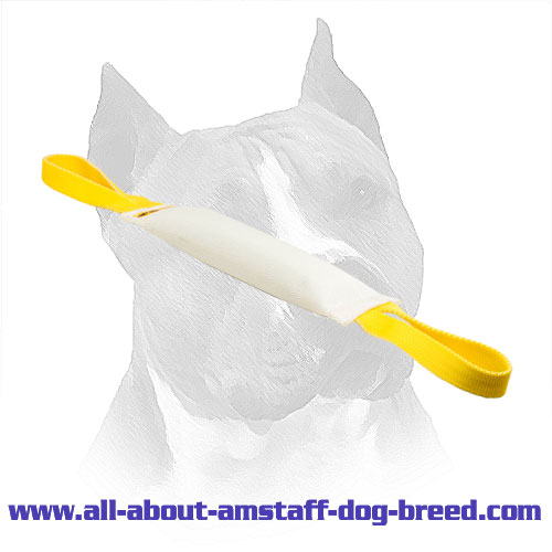 Fire Hose Amstaff Bite Training Tug With Handles