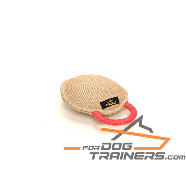 'Easy Grip' Jute Bite Dog Tug with Strong Handle 8 * 8* 3 inch (20* 20* 7 cm) - Click Image to Close