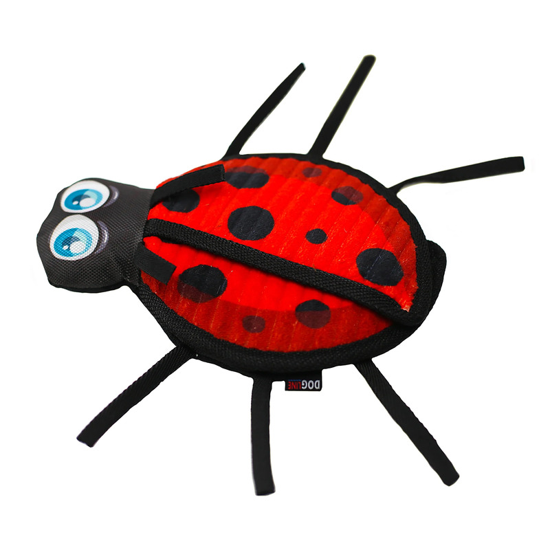 10" Crinkle - Squeak Ladybug - Click Image to Close