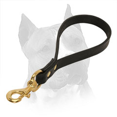 Leather Dog Leash for Amstaff Walking