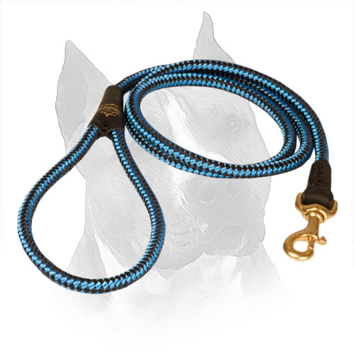 Amstaff Leash Nylon Cord Comfy Handle